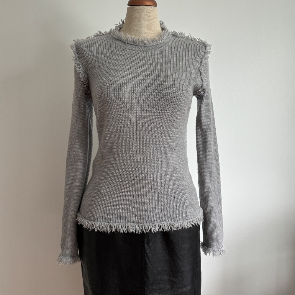 Grey Long Sleeves Shirt